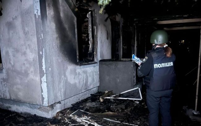 Russian drone attack on Kyiv region: Fire and destruction reported