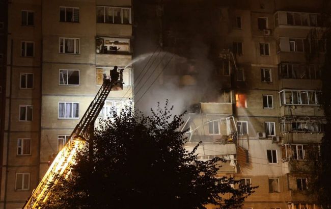 Russian drone attack hits Kyiv: Rescuers reveal damage, two dead