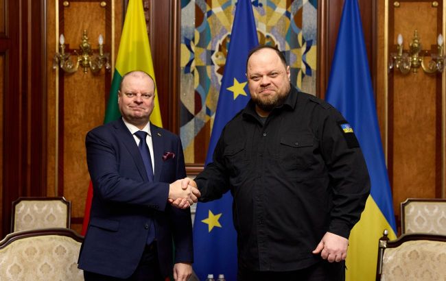 Lithuanian Parliament speaker visits Kyiv