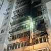 Russia terrorized Odesa region with drones, high-rise building on fire at night