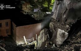 Ukraine's State Emergency Service reveals aftermath of Brovary building strike