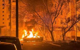 Odesa attack aftermath: Burning apartments, cars, and injured children