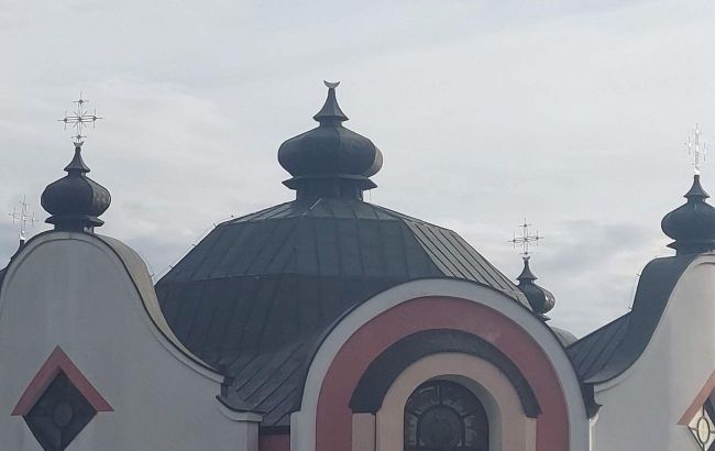 Ukrainian church in Poland targeted as vandals cut down cross