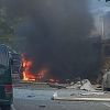 Russians shelled Kherson with artillery, police officers wounded