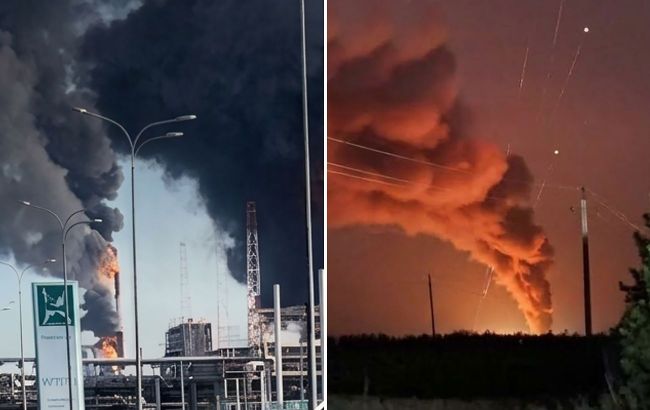 Ukraine strikes Russian oil refineries, tankers, bridges, and airfield
