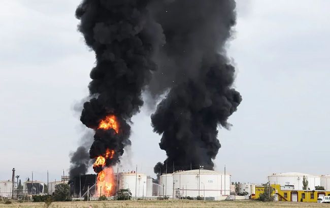 Ukrainian special forces strike Gvardeyskaya oil depot in Crimea