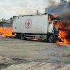 Red Cross reacts to shelling of humanitarian aid truck in Donetsk region