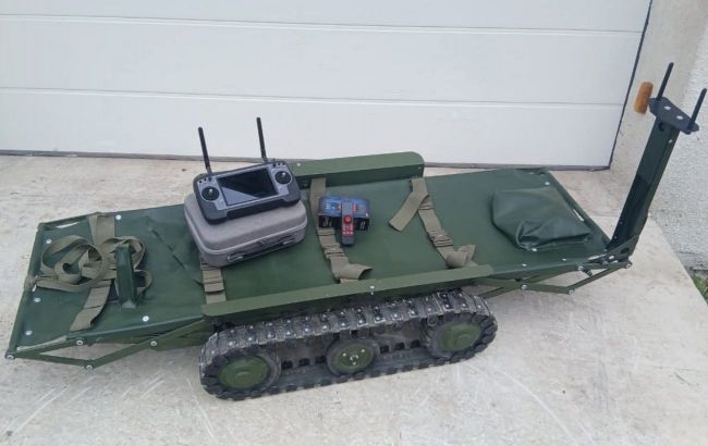 Ukraine tests battlefield evacuation robot carrying 170 kg man, far beyond its weight limit