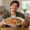 Chicken and vegetable glass noodles: Quick 25-minute lunch