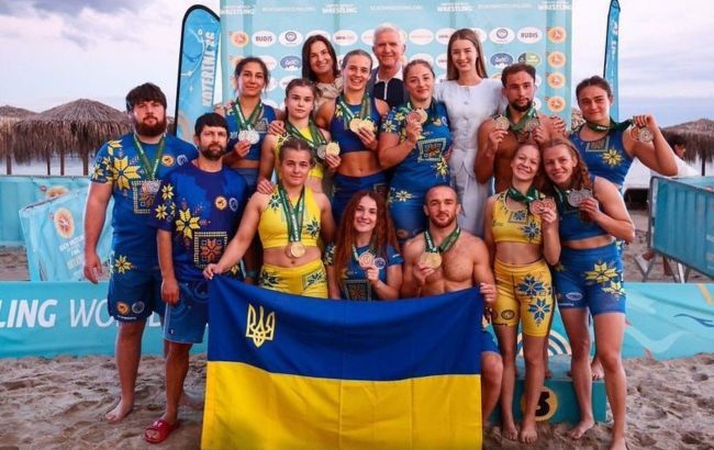 Ukraine caps off season with stunning victory at Beach Wrestling World Series in Greece