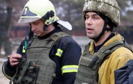 Drones hit Mykolaiv overnight, fire erupts in suburb and one wounded