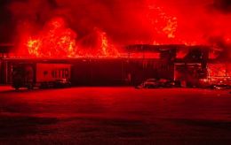 Russia strikes postal warehouses three times in Kyiv region