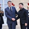Zelenskyy awards Macron one of Ukraine's highest state honors