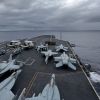 U.S. deploys three aircraft carriers in Pacific Ocean for first time in two years