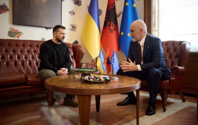 Zelenskyy meets with Prime Minister of Albania, cooperation agreement signed