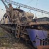 Russia strikes civilian cargo locomotive in Ukraine