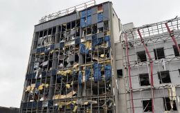Inside Kyiv shopping center damaged in Russian attack: Footage