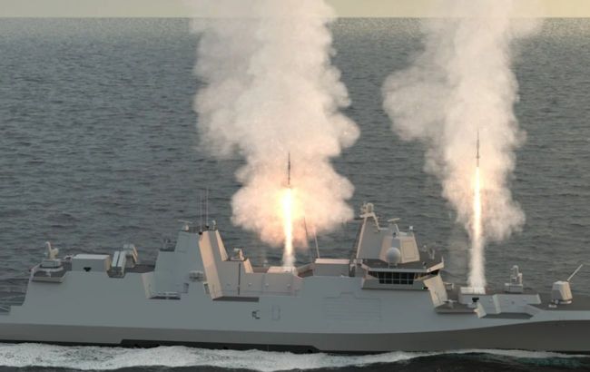 Rheinmetall unveils futuristic frigate with ballistic missile defense system
