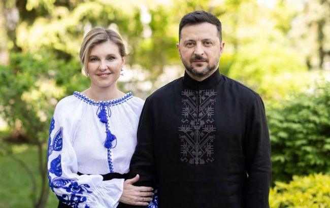 Olena and Volodymyr Zelenskyy stun in traditional vyshyvankas with powerful meaning