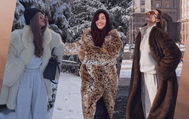 Winter 2026 eco-fur style: Three chick looks from Ukrainian bloggers