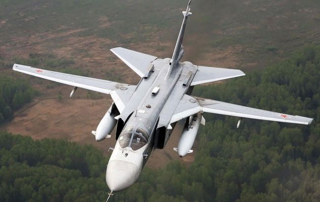 Ukrainian forces destroy Russian Su-24M at Saky airfield in Crimea, Zelenskyy says