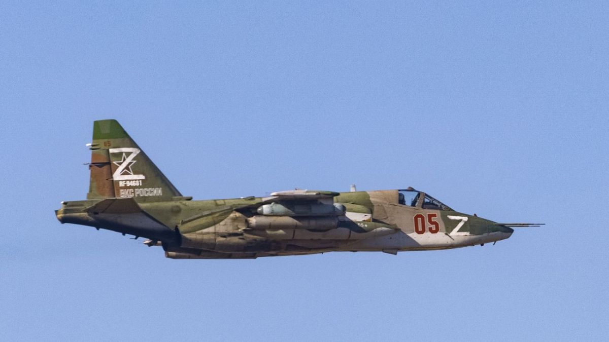Russian Su-25 warplane crashes in Ukraine, likely hit by own forces