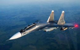 Russia loses Su-30SM fighter jet near Zmiinyi Island, Ukrainian Navy reports