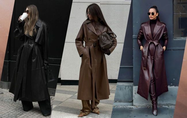 Leather trench coats are in this fall — How to choose yours like a pro