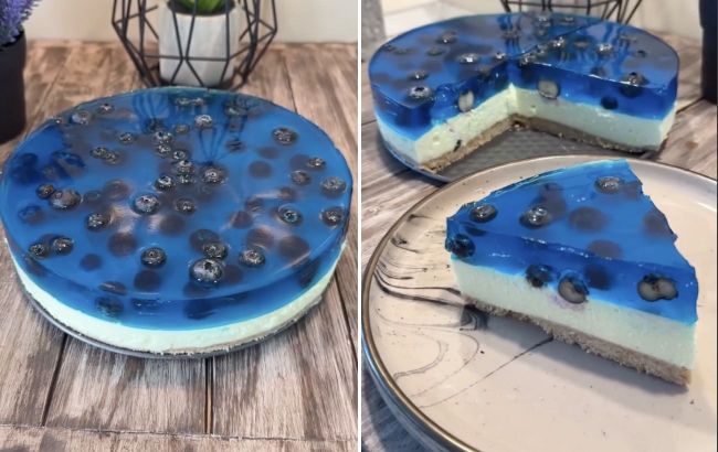 No-bake blueberry cheesecake - Perfect light summer treat