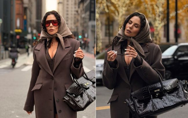 Need coat inspo this winter - Nastia Kamenskykh has the trendiest look