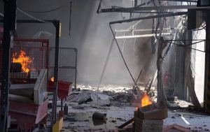 Russian drone hits logistics terminal in Ukraine's Zaporizhzhia
