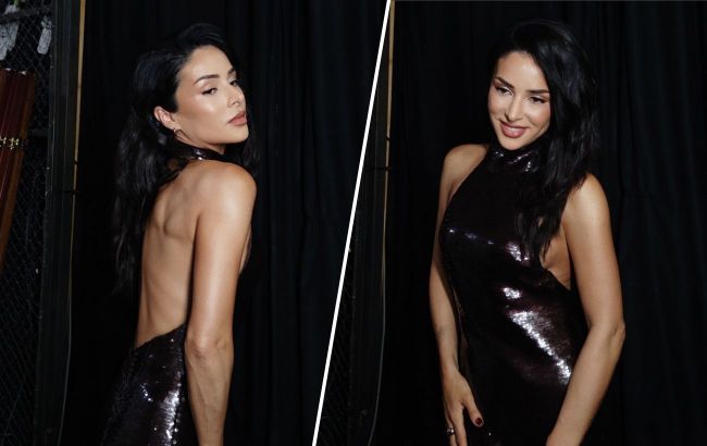 Famous Ukrainian singer Zlata Ognevich showcases her perfect New Year celebration look