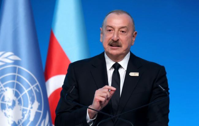 Aliyev accuses Russia of targeting Azerbaijan's embassy in Ukraine