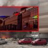 Shopping mall in Dnipro before and after Russian missile attack