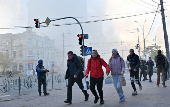 Drone debris hit kindergarten, house and car in Kyiv attack
