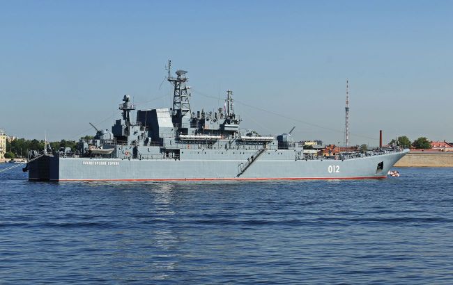 Ukrainian special service attack Russian landing ship in Novorossiysk