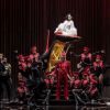 Dita von Teese, fire and a giant shoe: Louboutin turns fashion show into spectacle