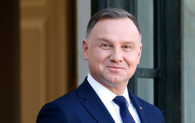 Poland's president Duda arrives in Kyiv on Ukraine's Independence Day