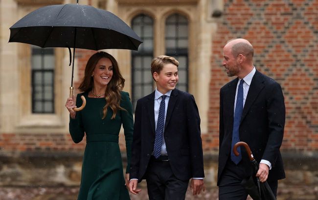 Prince George starts at Eton College and shows off its legendary uniform