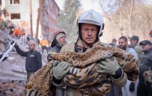 Death toll from Russian strike on Ukraine's Pryluky rises to 13, more than 50 people injured