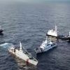 China used water cannons against Philippine vessels