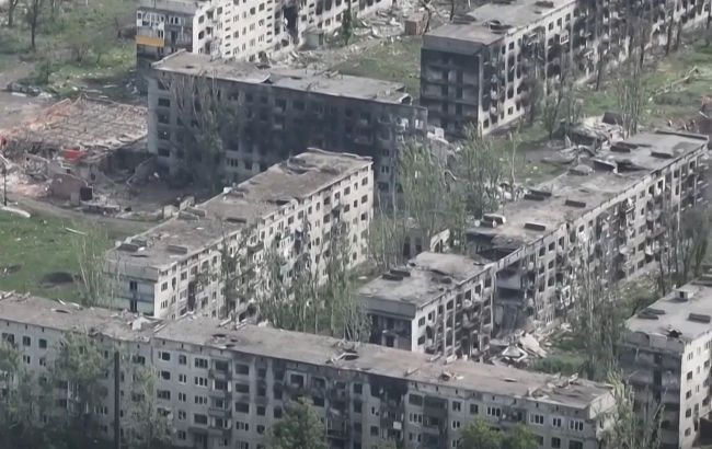 Chasiv Yar after Russian strikes: Drone footage reveals extensive destruction