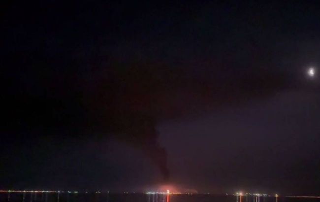 Fire at oil depot in Krasnodar region of Russian Federation after repelling drone attack