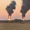 Russians still cannot extinguish fire at attacked fuel depot in Rostov region