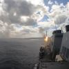 US soldiers show launch Tomahawks at targets in Yemen on December 31