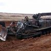 Ukrainian army destroys Russian BAT-2 bulldozer for the first time