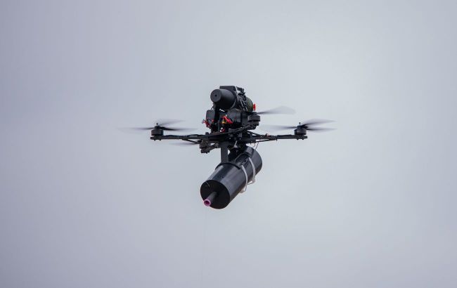Ukraine unveils new interceptor that catches FPV drones with net