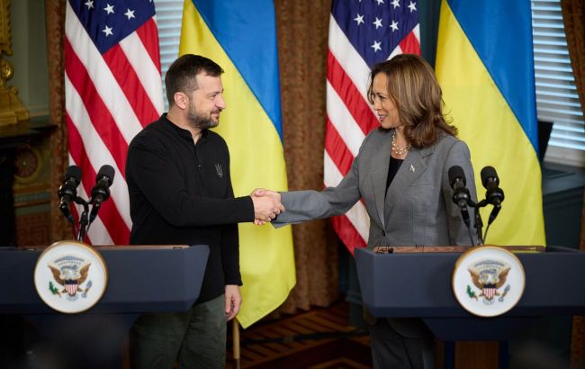 Zelenskyy presents Kamala Harris with Victory Plan in war against Russia