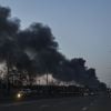 Kyiv asks people to close windows due to smoke from Russian attack