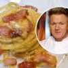 Carbonara in 10 minutes by Gordon Ramsay: Quick recipe for famous pasta with peas